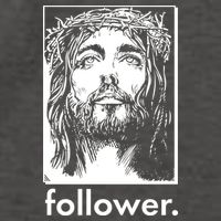 Jesus Christ Portrait Follower Vector Backpack