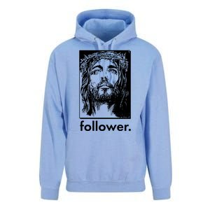 Jesus Christ Portrait Follower Unisex Surf Hoodie