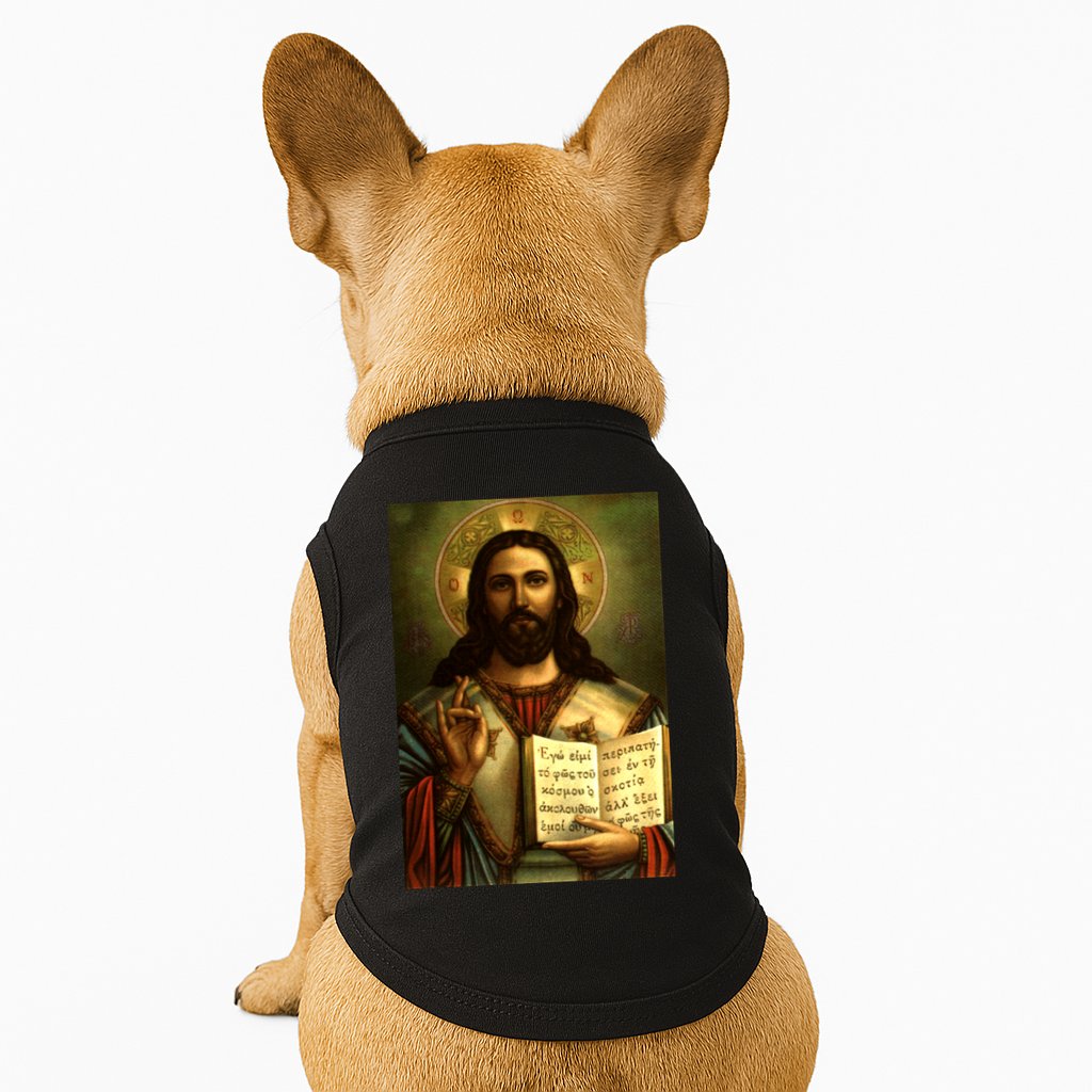 Jesus Christ Religious Photo Doggie Tank