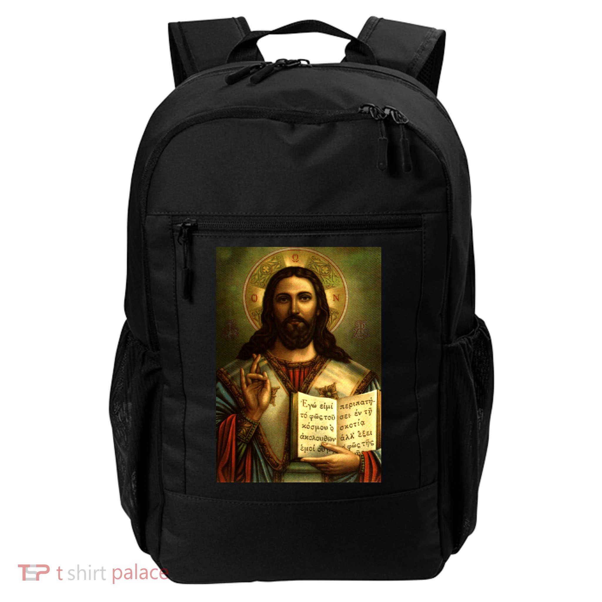 Jesus Christ Religious Photo Backpack
