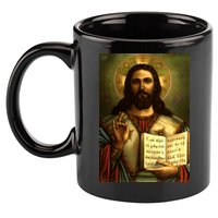 Jesus Christ Religious Photo 11oz C Handle Ceramic Mug