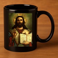 Jesus Christ Religious Photo 11oz C Handle Ceramic Mug
