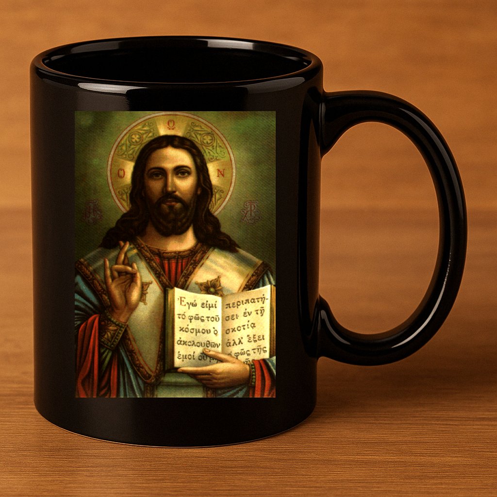 Jesus Christ Religious Photo 11oz C Handle Ceramic Mug