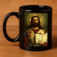 Jesus Christ Religious Photo 11oz C Handle Ceramic Mug