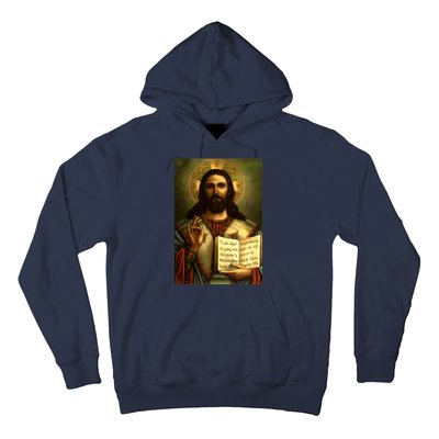 Jesus Christ Religious Photo Hoodie