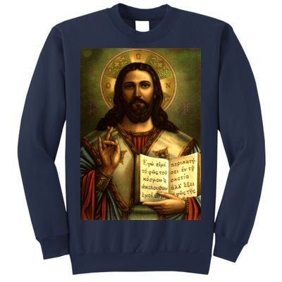 Jesus Christ Religious Photo Sweatshirt