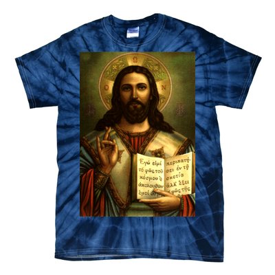 Jesus Christ Religious Photo Tie-Dye T-Shirt