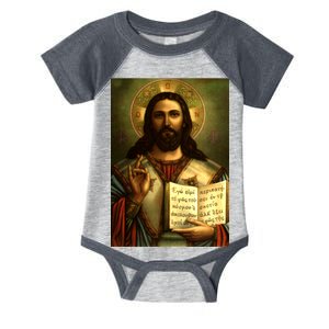 Jesus Christ Religious Photo Infant Baby Jersey Bodysuit