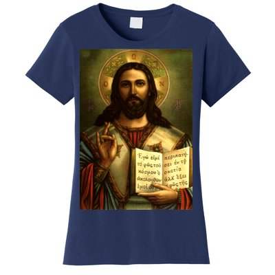 Jesus Christ Religious Photo Women's T-Shirt