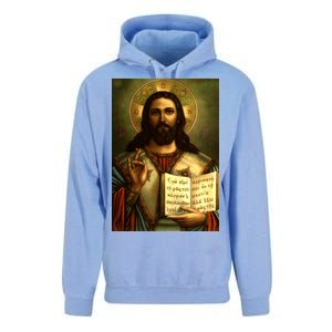 Jesus Christ Religious Photo Unisex Surf Hoodie