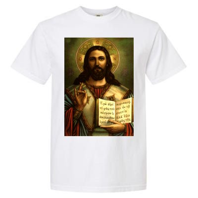 Jesus Christ Religious Photo Garment-Dyed Heavyweight T-Shirt