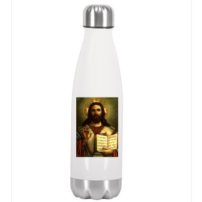 Jesus Christ Religious Photo Stainless Steel Insulated Water Bottle