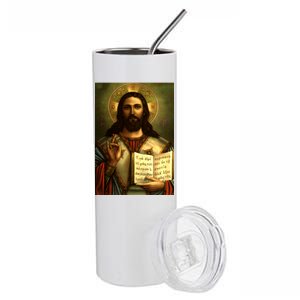 Jesus Christ Religious Photo Stainless Steel Tumbler