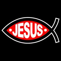 Jesus Christian Fish Symbol Performance Shirt