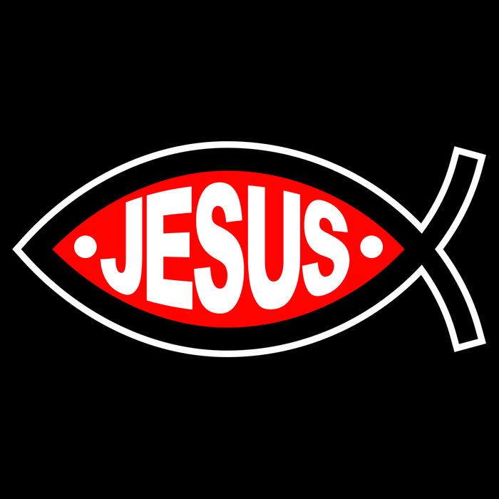 Jesus Christian Fish Symbol Performance Shirt