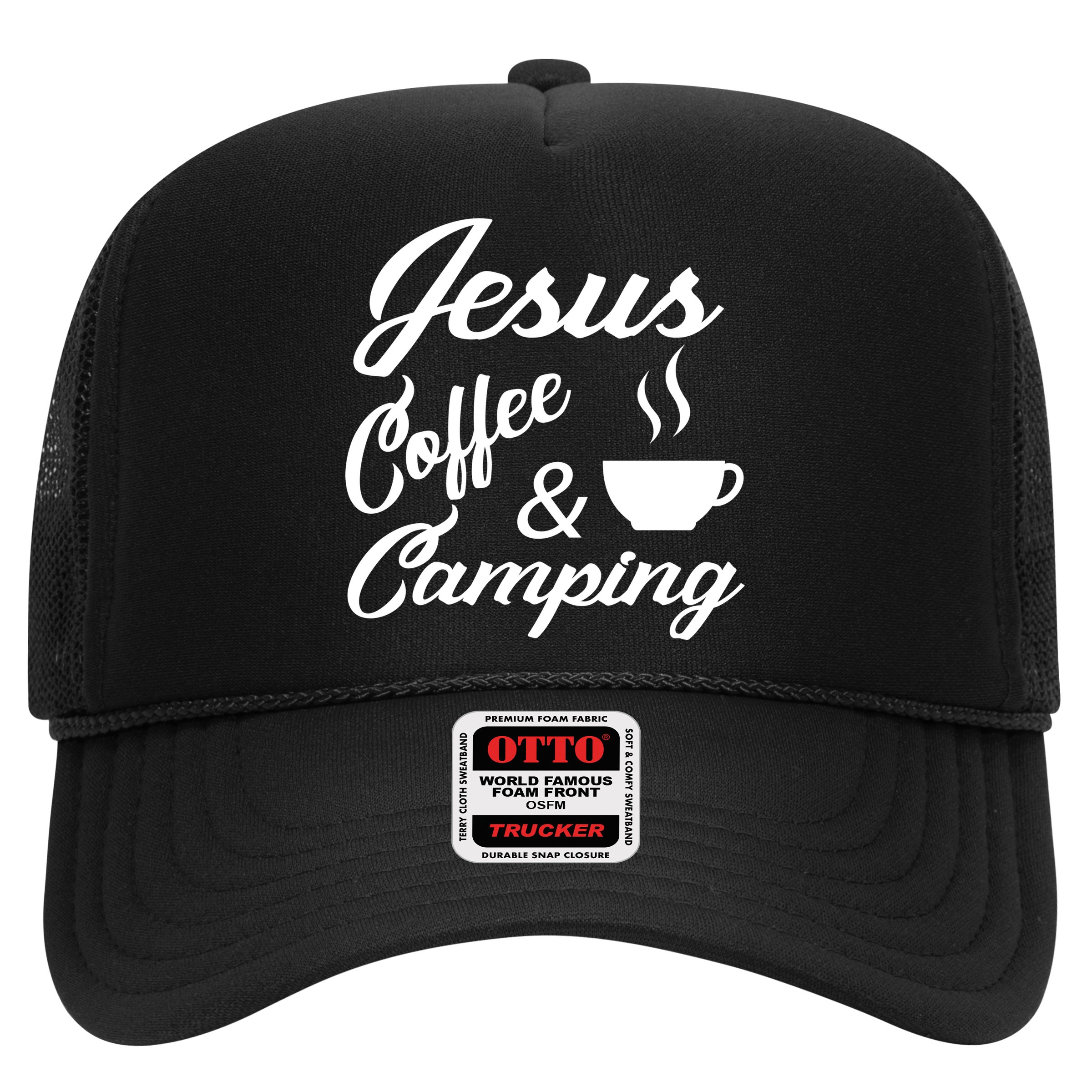 Jesus Coffee And Camping Hat
