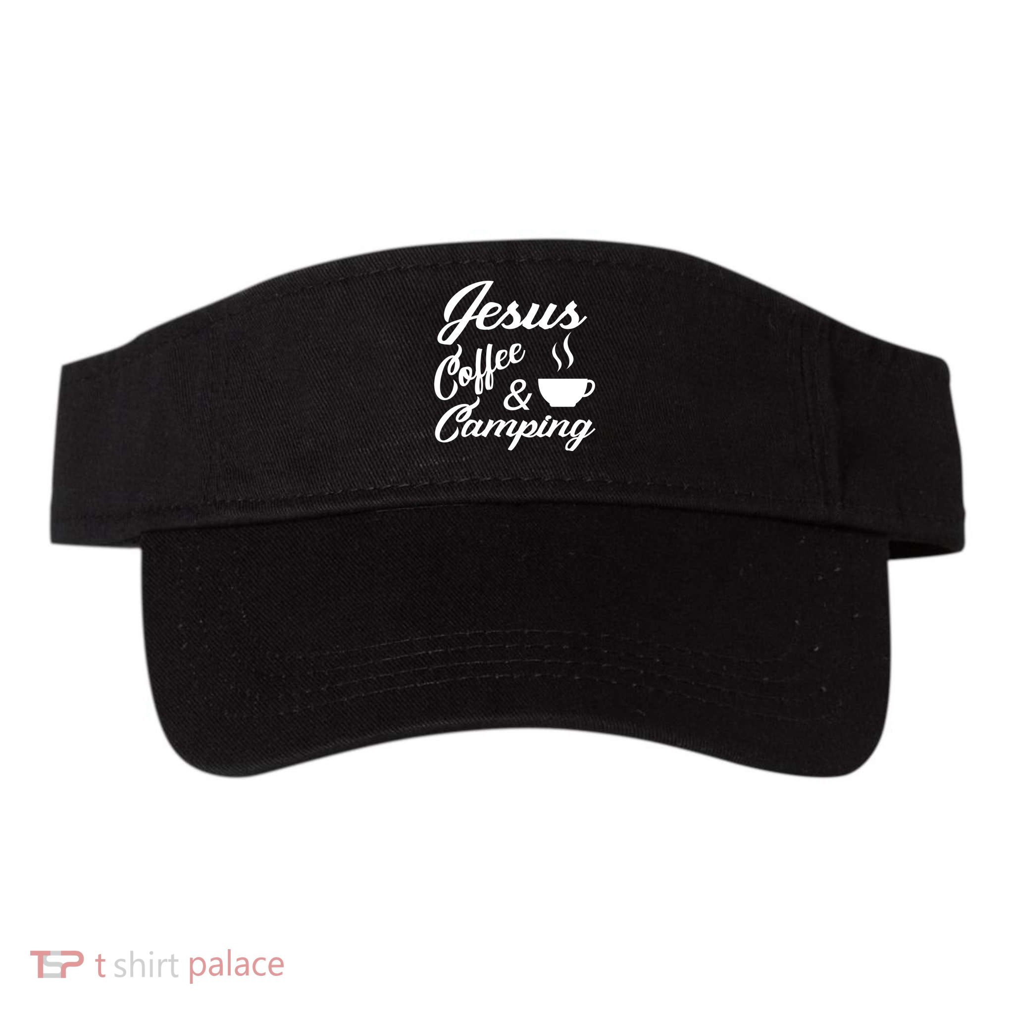Jesus Coffee And Camping Visor