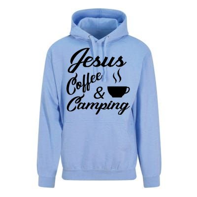 Jesus Coffee And Camping Unisex Surf Hoodie