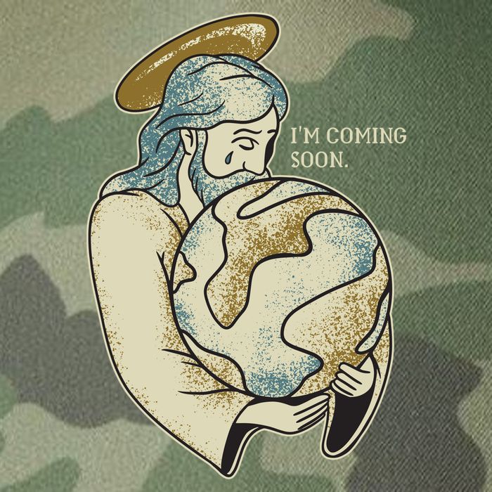 Jesus Coming Soon Legacy Tie Dye Trucker Hat