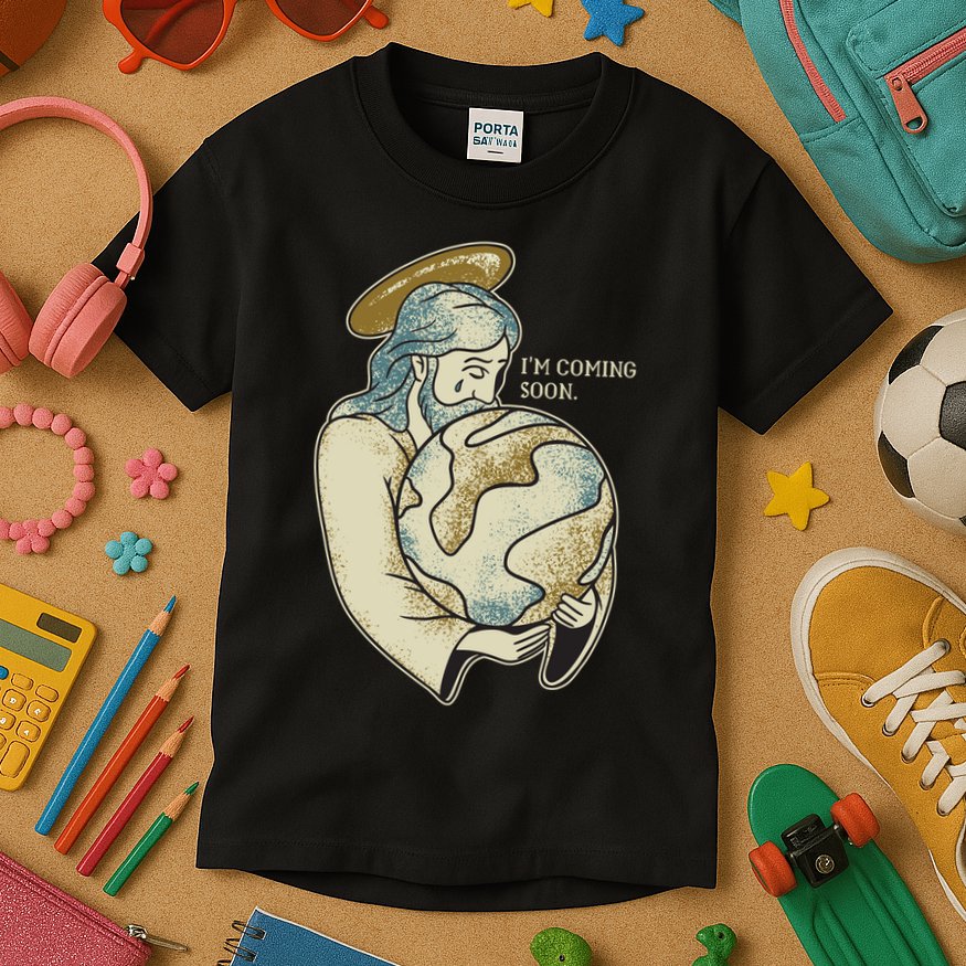 Jesus Coming Soon Kids T-Shirt