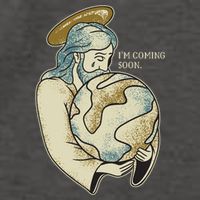 Jesus Coming Soon Vector Backpack
