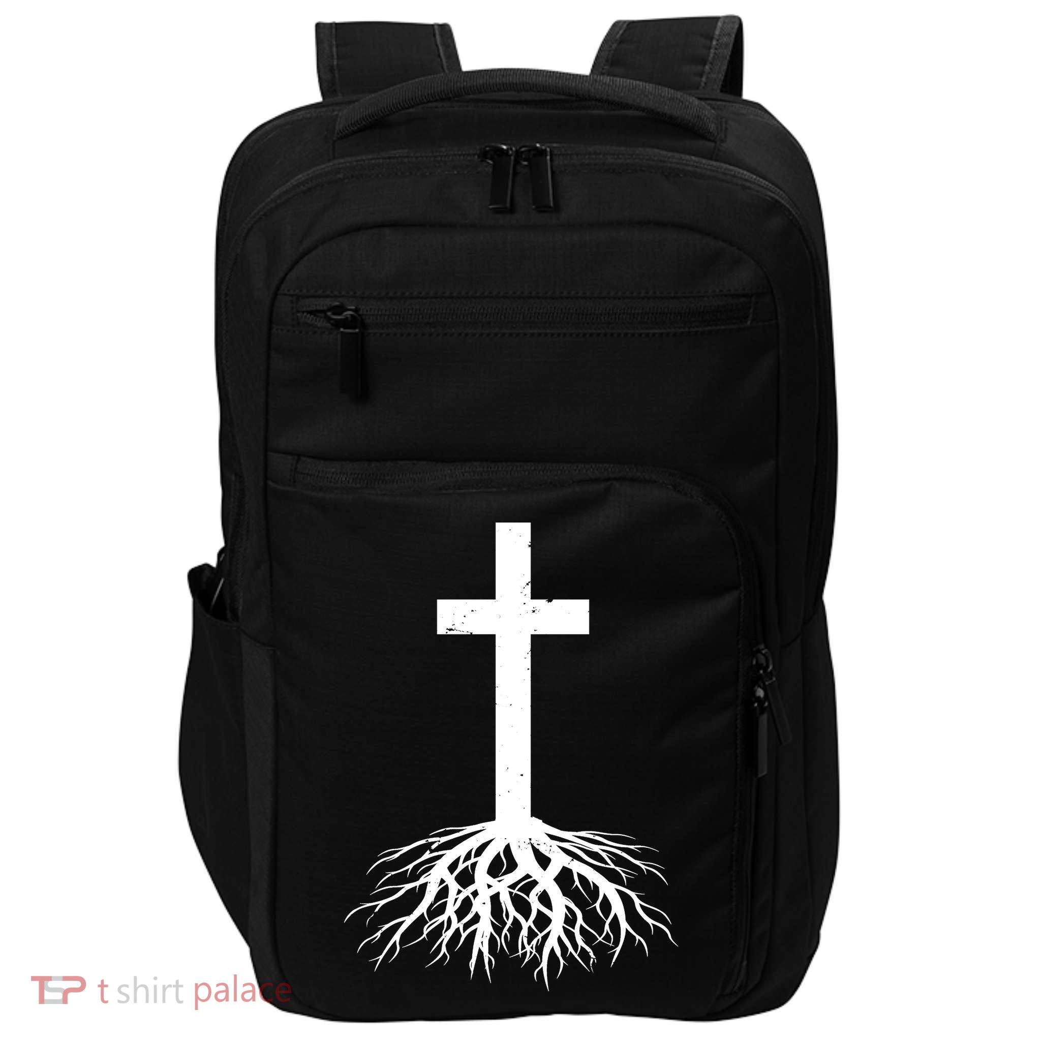 Jesus Cross Root Impact Tech Backpack