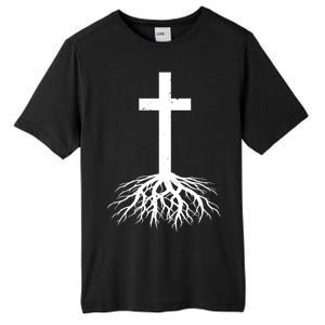 Jesus Cross Root Tall Fusion ChromaSoft Performance T-Shirt