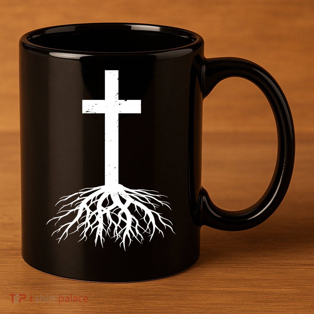 Jesus Cross Root 11oz C Handle Ceramic Mug