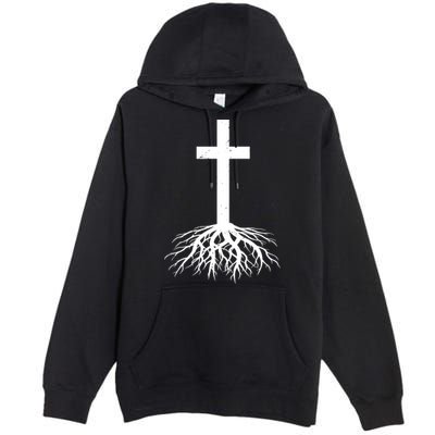 Jesus Cross Root Premium Pullover Hoodie