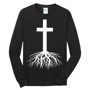 Jesus Cross Root Tall Long Sleeve T-Shirt