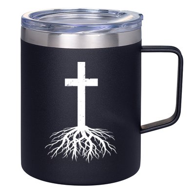Jesus Cross Root 12oz Stainless Steel Coffee Mug