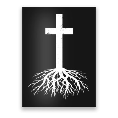 Jesus Cross Root Poster