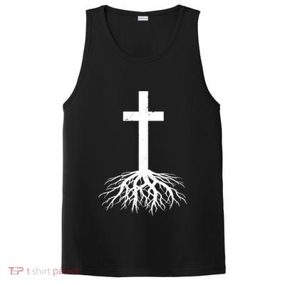 Jesus Cross Root PosiCharge Competitor Tank