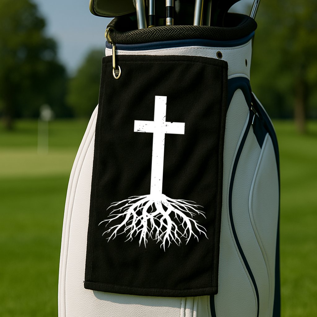 Jesus Cross Root Golf Towel