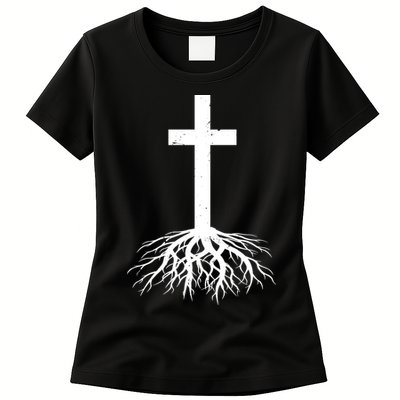 Jesus Cross Root Womens T-Shirt