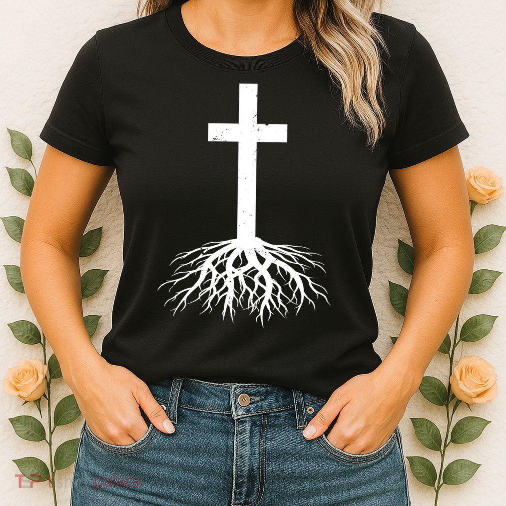 Jesus Cross Root Womens T-Shirt