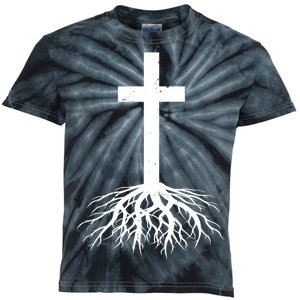 Jesus Cross Root Kids Tie-Dye T-Shirt