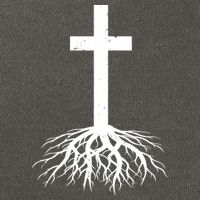 Jesus Cross Root Cotton Canvas Backpack