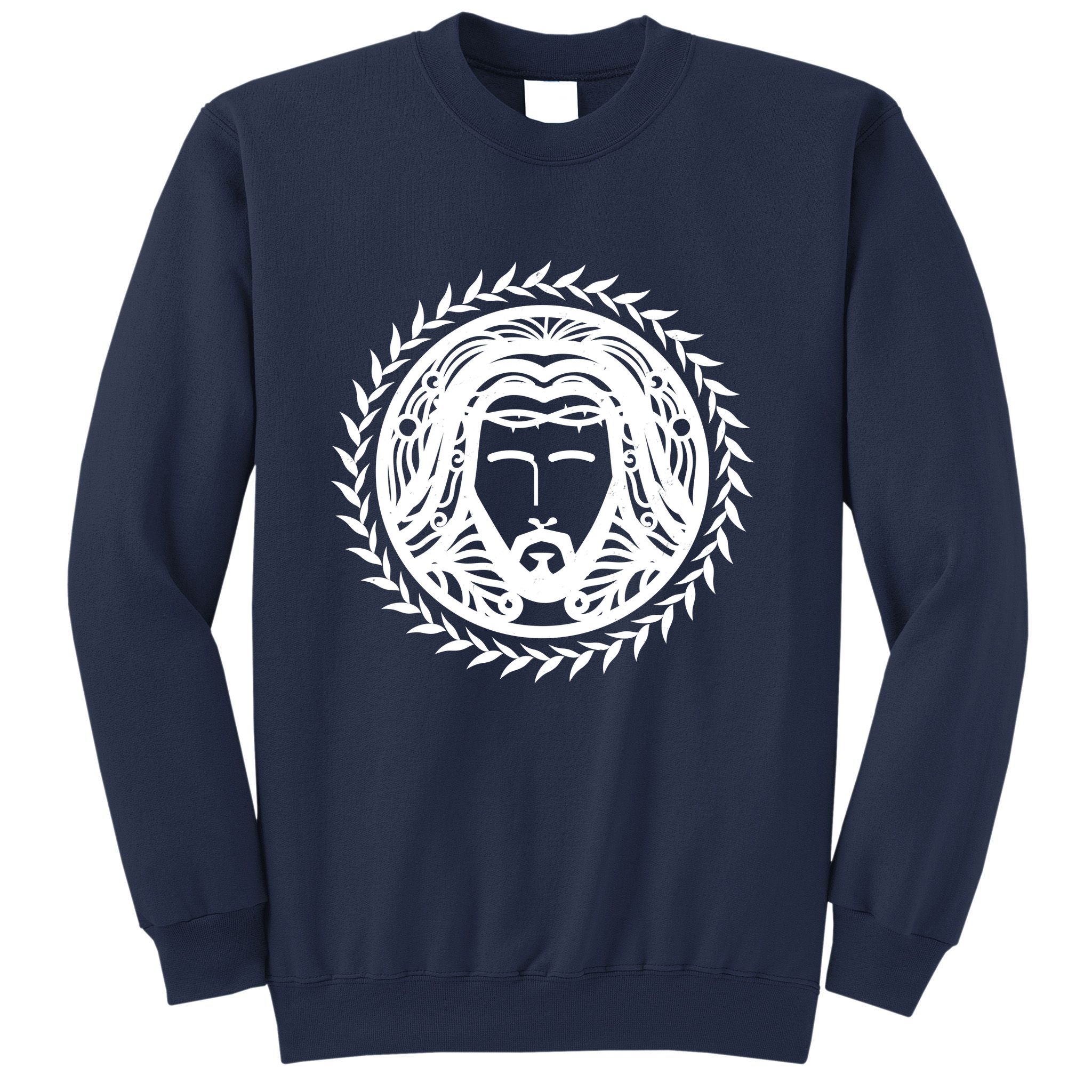Jesus Easter Vintage Emblem Thorns Logo Sweatshirt