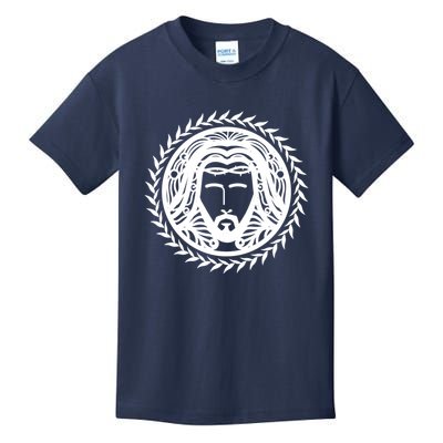 Jesus Easter Vintage Emblem Thorns Logo Kids T-Shirt