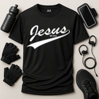 Jesus Est Cooling Performance Crew T-Shirt