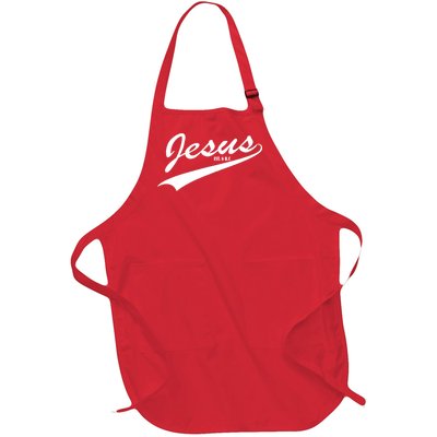 Jesus Est Full-Length Apron With Pockets