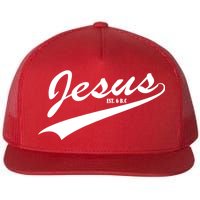 Jesus Est Flat Bill Trucker Hat