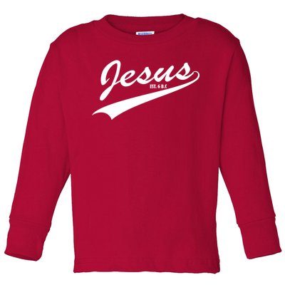 Jesus Est Toddler Long Sleeve Shirt