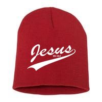 Jesus Est Short Acrylic Beanie