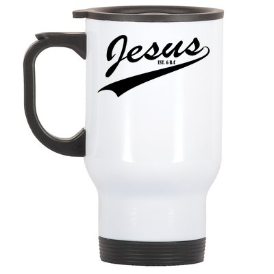 Jesus Est Stainless Steel Travel Mug