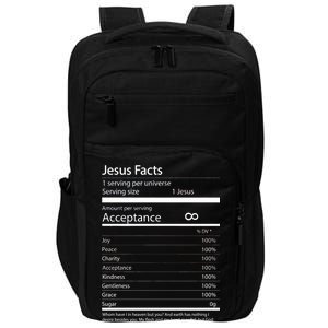 Jesus Facts Impact Tech Backpack