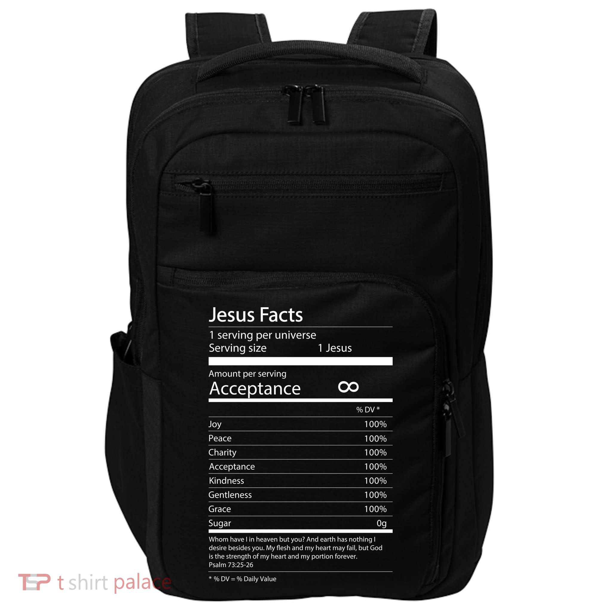 Jesus Facts Impact Tech Backpack