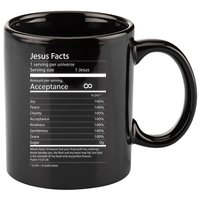 Jesus Facts 11oz C Handle Ceramic Mug