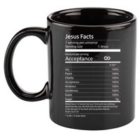 Jesus Facts 11oz C Handle Ceramic Mug